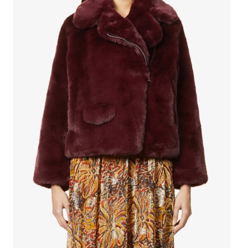 Zadig & Voltaire faux fur coat - Picture 9 of 9
